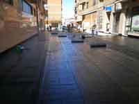 Impermeabilización Calle en Torrijos (Toledo).<br>Impermeabilización de calle. Lámina asfáltica
